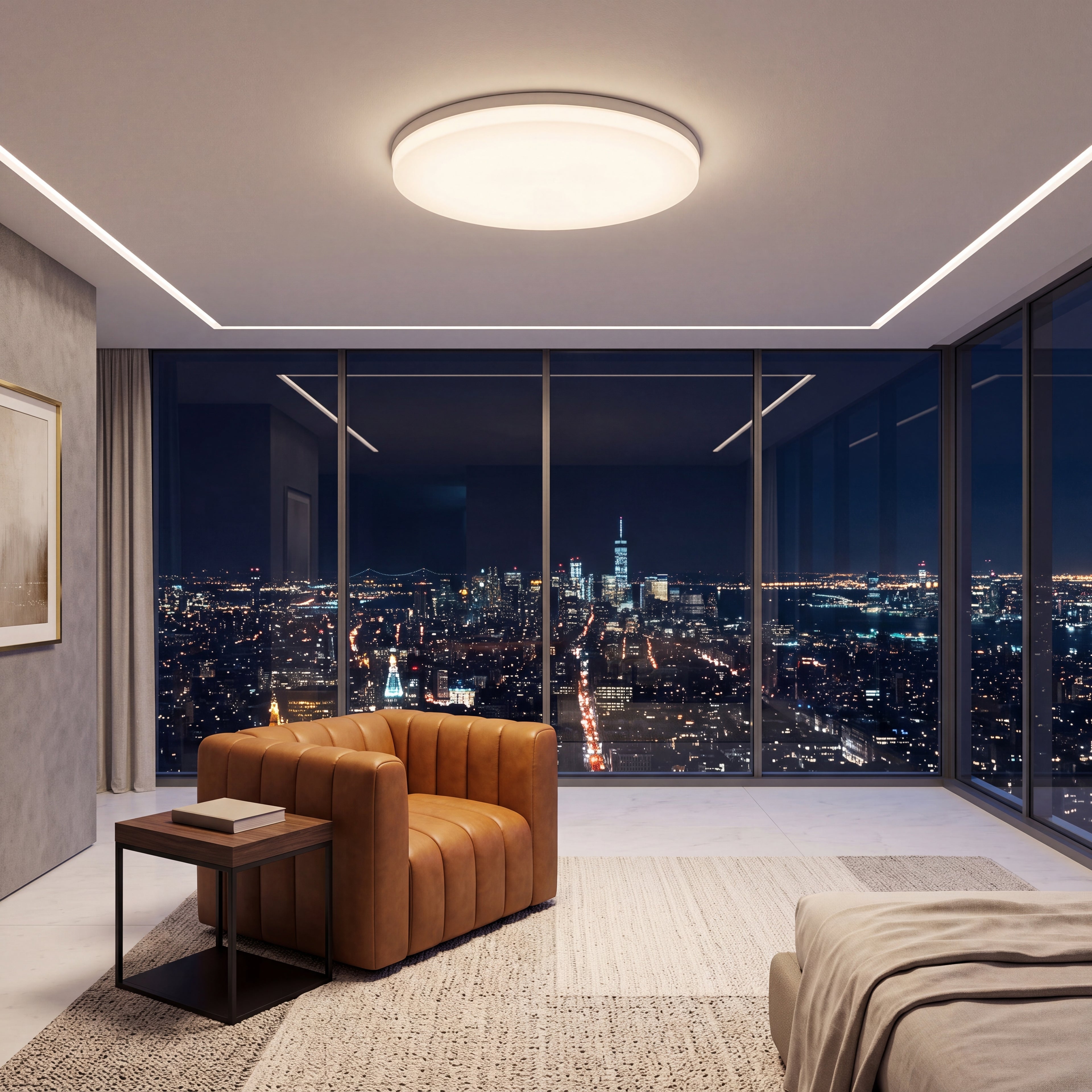 Disc ultra-slim flush mount LED ceiling light