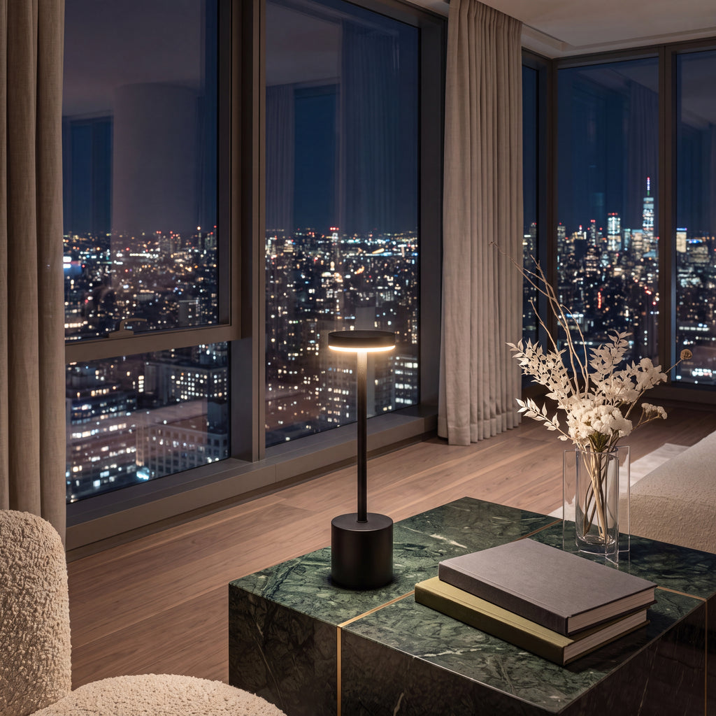 Fenn cordless rechargeable LED table lamp