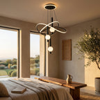 Scala pendant light in a bedroom