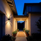 Faro outdoor wall light, IP65 up and down sconce