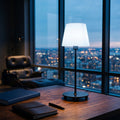 Orla cream USB desk lamp